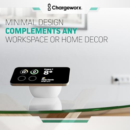 Magnetic Charging Stand, Premium Spherical Silicone Phone Stand, Wireless and Portable, Compatible with MagSafe iPhone 16/15/14/13/12 Series and MagSafe Chargers, Black – Enhanced Compatibility and Speed