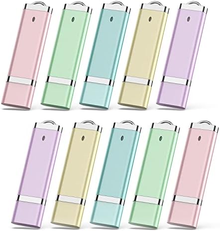 KEXIN Vibrant 3-Pack 64 GB USB Flash Drives – High-Speed, Multi-Color Thumb Drives for Effortless Data Storage & Transfer – Ideal for Photos, Documents & On-the-Go Professionals