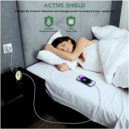 Dual-Pack Apple MFi Certified 12 W i Pad and i Phone Chargers with Foldable Travel Plug and 3.3 FT Lightning Cables – Ultimate Fast Charging Solution for Home and On-the-Go Compatibility