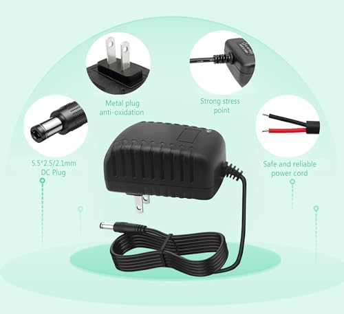 High-Efficiency 12 V 1.5 A AC to DC Power Supply Adapter – Versatile 18 W Energy Source for LED Strip Lights and CCTV Cameras – Reliable Voltage Stability with 5.5 mm x 2.5/2.1 mm Plug – Compact, Durable Solution for Enhanced Lighting and Security Applications – Trusted Performance for Electronic Devices