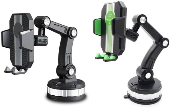 Universal 360-Degree Rotating Suction Cup Phone Mount – Ultimate Hands-Free Solution for Safe Navigation with Any Smartphone – Sturdy Dashboard & Windshield Holder with One-Button Release – 2024 Enhanced Stability for Effortless Driving Experience