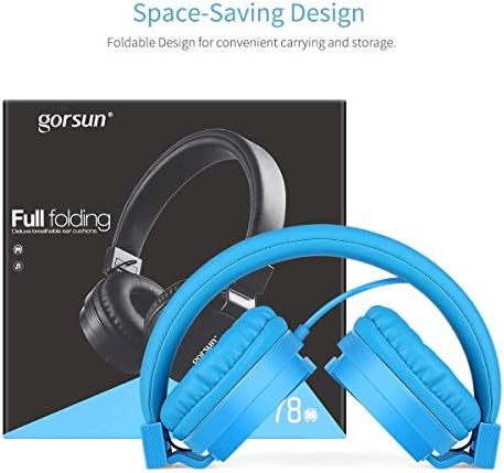 Gorsun Pink Adjustable Kids Headphones – Lightweight Stereo Earphones for Toddlers, Customizable Fit for Growing Ears, Durable Design for Learning & Play, Ideal for All Devices, Protect Hearing with Volume Limiting Features