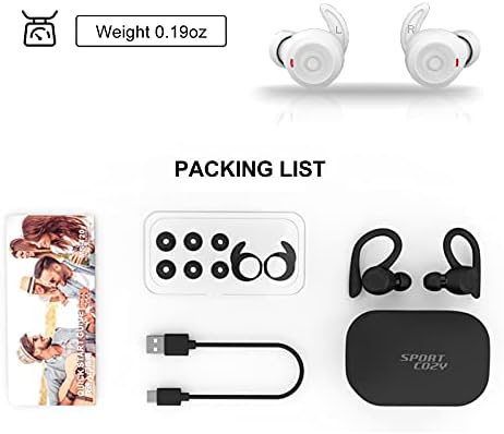 Ultimate Green Wireless Earbuds with Earhooks – Bluetooth 5.1 Noise Cancelling Sports Headphones, Waterproof Design for Secure Fit During Workouts, Compact Earphones for Enhanced Sound Quality and Durability