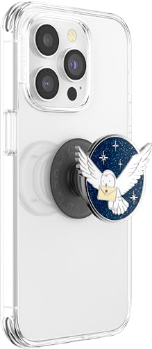 Customizable Enamel Hedwig Mag Safe Pop Socket Grip – Ultimate Magnetic Phone Stand for i Phone – Hands-Free Viewing & Effortless Wireless Charging – Secure Texting, Selfies, and Streaming Companion