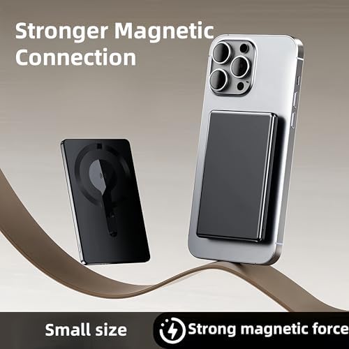 RCHL Ultra Slim Mag Safe Portable Charger – 5,000 m Ah Magnetic Power Bank for i Phone 12-16 & Samsung | 20 W Fast Charging Battery Pack with Seamless Magnetic Alignment for On-the-Go Power Solutions