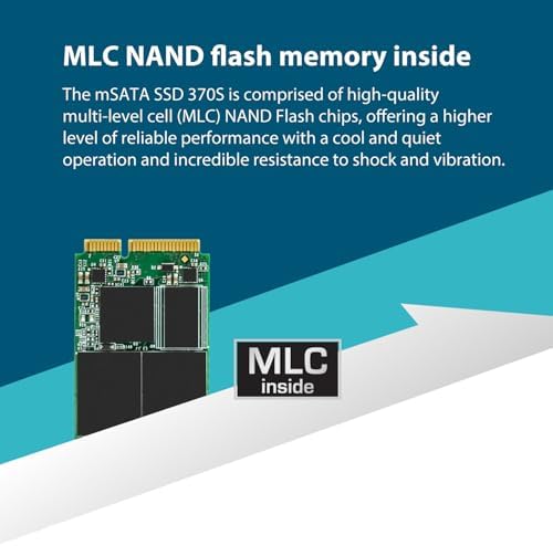Elevate Your Computing Experience with Transcend 64 GB m SATA SSD – Ultra-Fast SATA III Solid State Drive for Ultrabooks, Desktops, and Tablets – Achieve Lightning Speeds Up to 530 MB/s with Reliable DRAM Cache & MLC Technology for Exceptional Performance and Seamless Compatibility