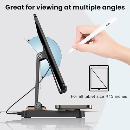 Revolutionary 3-in-1 Wireless Charging Station for Apple Devices – Fast Charging Hub for i Phone 16/15/14/13/12, Air Pods Pro 2, and Apple Watch Series 10/9/8/7 – Sleek Multi-Device Solution with Enhanced Compatibility and Safety Features for Home and Office Use