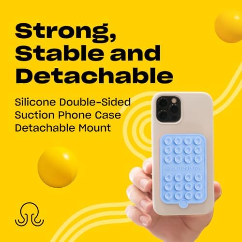 Effortless Creativity with the Hot Pink Double-Sided Suction Phone Holder – Versatile Detachable Mount for Hands-Free Selfies and Videos – Universal Compatibility for i Phone & Android Devices – Compact 2.5” x 3.75” Design for Ultimate Portability – Advanced Strong Grip Technology Ensures Steady Shots and Seamless Sharing