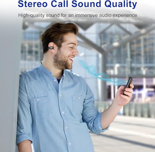 Elevate Your Active Lifestyle with Bluetooth 5.3 Bone Conduction Headphones – 60-Hour Battery Life, IPX7 Waterproof Rating, and Secure Clip-On Design for Ultimate Comfort and Safety – Perfect Open-Ear Sports Earbuds for Enhanced Awareness and Seamless Connectivity