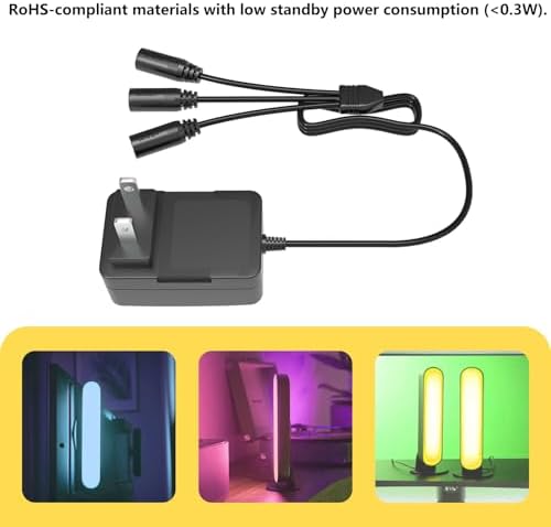 High-Efficiency 24 V Power Adapter for Philips Hue Play Light Bar – Ultimate Smart Home Energy Solution with Multi-Splitter Compatibility and Reliable LED Performance Enhancement