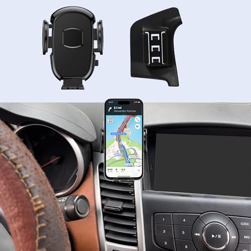 Chevrolet Cruze 2009-2015 Air Vent Phone Holder – Universal Smartphone Mount with 360° Rotation for Hands-Free Navigation, Easy Tool-Free Installation, Ideal for i Phone & Android Devices – Enhance Driving Safety and Convenience