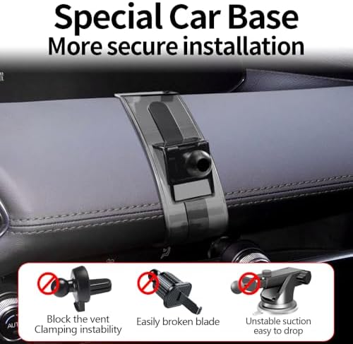 Mazda 3 Custom Dashboard Phone Holder (2014-2018) – Premium Auto Phone Mount for Enhanced Navigation & Hands-Free Safety – Sleek Mobile Cradle with 360° Rotation & Easy Installation – Perfect Mazda 3 Accessory for All Smartphone Sizes
