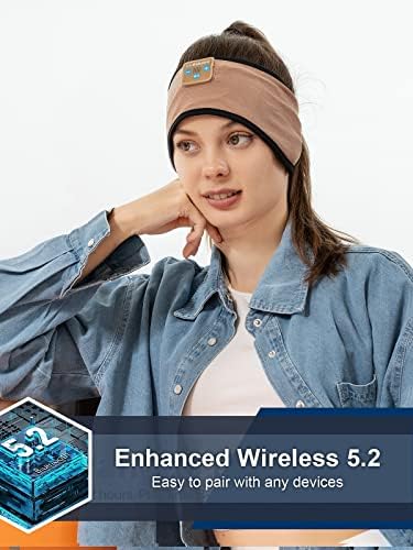 Ultimate Bluetooth Sleep Headphones Headband for Side Sleepers – Premium Wireless Music Mask with HD Sound for Travelers, Yogis, and Meditation Lovers – Unleash Effortless Comfort and Serenity with Cutting-Edge Connectivity and Relaxing Audio Experience