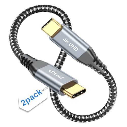High-Speed USB C Cable 3-Pack: 20 Gbps Data Transfer, 4 K@60 Hz UHD Display & 100 W Fast Charging – Versatile Lengths (1 FT, 3 FT, 6 FT) for Ultimate Compatibility with Dell, Samsung T7, Sandisk & More