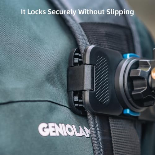 Innovative 360° Magnetic Backpack Strap Clip Mount for Effortless Smartphone Access – Ideal for i Phone 15 Pro Max, 15 Plus, 14, 13, 12, Samsung, and Most Devices – Unmatched Durability and Versatile Viewing Angles for Outdoor Adventures – Quick Clip Mechanism for Seamless Use