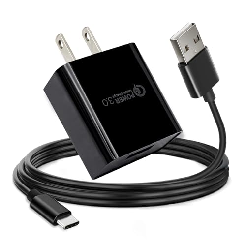 Motorola USB C Fast Charger Duo – 10 FT Type C Cables for Razr, Edge, and G Power Devices – High-Speed Quick Charge Adapter for Ultimate Convenience – Lightweight, Durable, and Perfect for Travel Charging