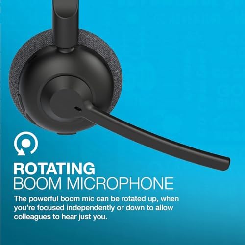 Transform Your Audio Experience with JLab Go Work Wireless On-Ear Headset – 50+ Hours of Playtime, Dual Device Bluetooth Multipoint, and Noise-Canceling Mic for Crystal-Clear Calls – Perfect for Remote Work, Gaming, and Mobile Use with Ultra-Lightweight Comfort