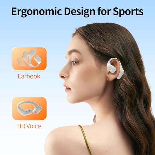 Elevate Your Audio Experience: Premium Bluetooth 5.3 Sport Earbuds with IP7 Waterproof Protection, 24-Hour Playback, Noise-Canceling Technology, and Secure Over-Ear Hooks for Unmatched Performance in Any Environment