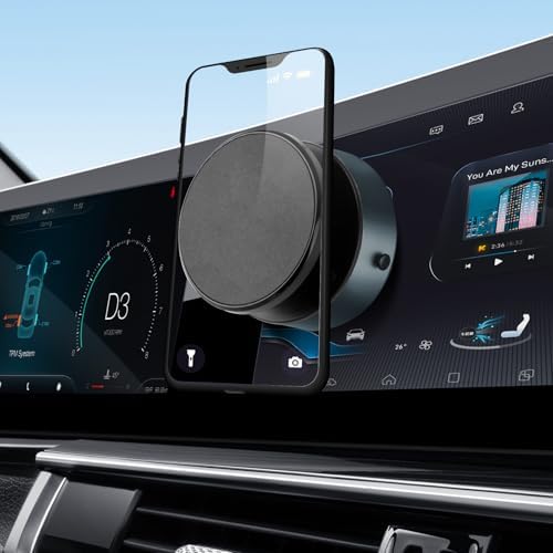 Revolutionary 360-Degree Suction Cup Phone Mount – Universal Magnetic Holder for All Smartphones, Perfect for i Phone and More – Effortless Hands-Free Navigation and Quick Access – Sleek Black Design for Any Car Interior – Ultimate Driving Convenience and Safety