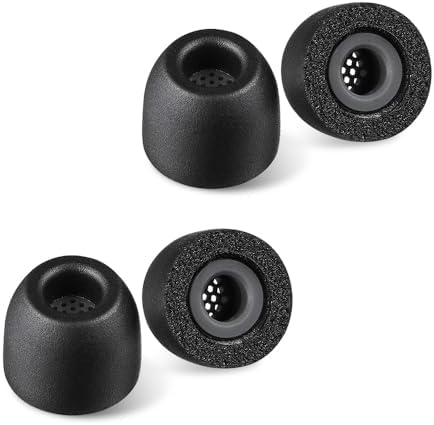 Experience Next-Level Audio Comfort with AZLA Foamax Standard (ML) Memory Foam Earbud Tips – Superior Noise Isolation and Enhanced Fit for Sony, Beats, Samsung, and Skullcandy Wireless Headphones – Premium Replacement Tips Boosting Sound Quality and Reducing Listener Fatigue
