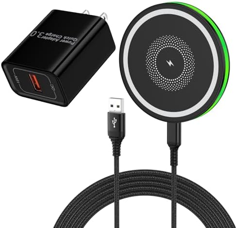 15 W Ultra-Fast Wireless Charging Pad for Samsung Galaxy & i Phone – Universal Android Charger with QC3.0 Adapter – Sleek, Portable Design for Optimal Convenience – Intelligent Safety Features for Reliable Performance – High-Speed Charging Compatible with Google Pixel 9/8/7/6, Galaxy S25/S24/S23/S22/S21/S20 & i Phone 16/15 Series – Ideal for Home, Office, and Travel Use – Effortless Charging Experience with Smart Detection Technology – Lightweight, Slim Profile for Easy Portability – Includes USB-A to USB-C Cable and QC3.0 Power Adapter for Enhanced Efficiency – Enjoy Rapid Charging Without Compromising Device Safety – Perfect Gift for Tech Enthusiasts and Mobile Users Seeking Speed and Versatility in Their Charging Solutions.
