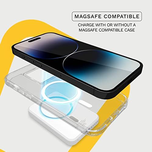 Fuel 5000 m Ah Magnetic Wireless Power Bank for i Phone – Ultra-Fast Charging with USB-C Port, Mag Safe Compatible – Sleek & Portable Battery Pack for i Phone 16 Pro Max, 15 Pro Max, 14 Pro, 13 Pro – Effortless Magnetic Alignment & Enhanced Durability