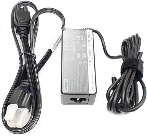 45 W USB Type-C Laptop Charger for Lenovo Think Pad & Miix Series – Fast, Reliable AC Power Adapter for X1 Carbon, Yoga, T480, T580, E480, MIIX5 Pro & More – Enhanced Compatibility for Optimal Performance