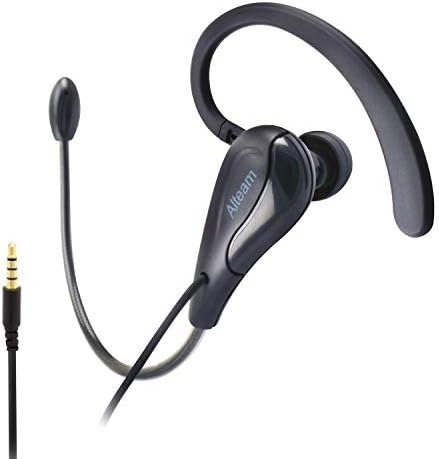 Professional Wired Mono Headset with Adjustable Earhook and Bendable Boom Mic – Superior Audio Clarity for Smartphones, Tablets, and PCs – Lightweight Design for All-Day Comfort and Enhanced Compatibility Professional Wired Mono Headset with Adjustable Earhook and Bendable Boom Mic – Superior Audio Clarity for Smartphones, Tablets, and PCs – Lightweight Design for All-Day Comfort and Enhanced Compatibility