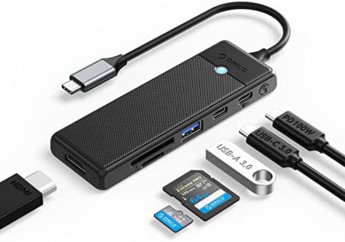 Ultra-Slim 4-Port USB 3.0 Hub by ORICO – High-Speed Data Splitter with 1.65 ft Extended Cable for Enhanced Connectivity, Perfect USB Adapter for Laptops, PCs, Mac Books, Xbox & More – Effortless Plug-and-Play Design for Seamless Device Management