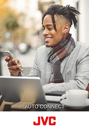 JVC Gumy True Wireless Earbuds – Bluetooth 5.0, IPX4 Water-Resistant with 15-Hour Battery Life – Comfortable Fit for Active Lifestyles, Sleek Design for Everyday Use – Premium Sound Quality and Touch Control Features for Seamless Listening Experience
