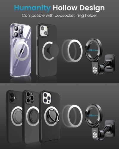 Dual Pack Magnetic Car Phone Holder – APPS2 Super Strong Adhesive Dashboard Mount for i Phone & Samsung – Ultimate Stability & Seamless Connectivity for Safe Driving – Effortless Installation & Enhanced Compatibility for All Smartphones – Designed for Modern Drivers