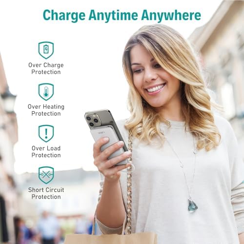 Ultra-Slim 10,000 m Ah Portable Power Bank with Integrated Charging Cables – Lightweight Multi-Device USB Type C Fast Charger for i Phone, Samsung, Android, and More – Ideal Travel Companion for Seamless Power on the Go