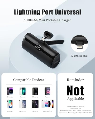 Ultra-Compact 5000 m Ah Mini Power Bank – 20 W Fast Charging Portable Charger for i Phone & Android – Lightweight Travel Essential with PD Compatibility & Smart Protection – Perfect for Short Trips, Camping, and Everyday Use