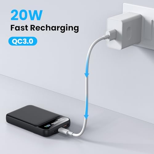 Revolutionary 3-in-1 Magnetic Power Bank 12000 m Ah – Ultra-Fast 22.5 W PD Charging with LCD Display, Wireless Compatibility for i Phone 12-16, i Watch, and Air Pods – Unmatched Portability and Efficiency for On-the-Go Power Solutions