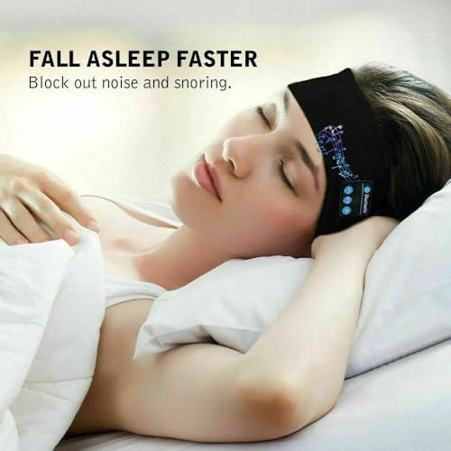 Wireless Bluetooth Sleep Headband Headphones – Ultra-Thin HD Speakers for Comfort and Quality Sleep, Perfect for Meditation, Travel, and Active Lifestyles – Enhance Your Sleep and Focus with Premium Sound