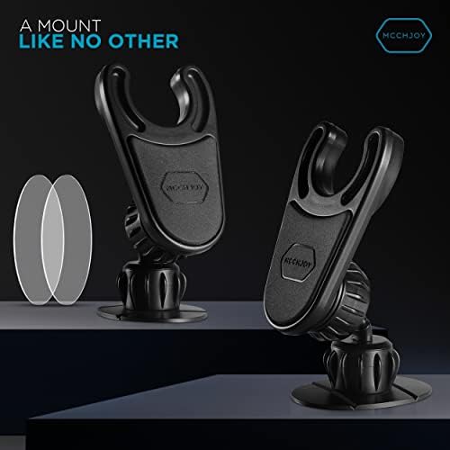 MCCHJoy Dual Magnetic Socket Car Vent Mount – Ultra-Stable No-Spin Phone Holder for All Devices and Pop Sockets – Secure AC Vent Hook for Safe Hands-Free Navigation and Streaming – Premium Compatibility for Every Journey