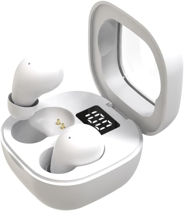 Invisible Mini Bluetooth 5.3 Earbuds for Small Ears – 24-Hour Battery Life, Advanced Noise Cancellation, and Perfectly Crafted for Comfort During Work and Sleep – Seamless Connectivity for an Uninterrupted Listening Experience
