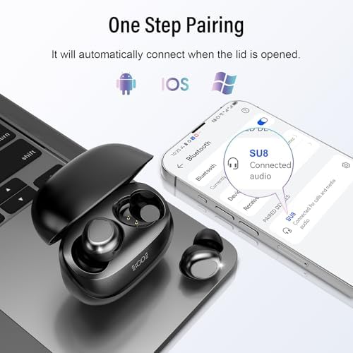 Ultra-Comfort Sleep Earbuds with Advanced Bluetooth 5.4 – Perfectly Designed for Side Sleepers, 47 Hours of Uninterrupted Playtime, Ideal for Meditation, Travel, and Relaxation, Premium Sound Quality & Ergonomic Fit for Ultimate Comfort