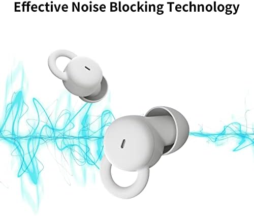 Ultimate Sleep Enhancer: Ultra-Comfort Bluetooth Earbuds for Side Sleepers – Advanced Noise-Cancellation for Snoring Relief and Restorative Sleep – Discreet, Lightweight Design for Uninterrupted Nighttime Bliss