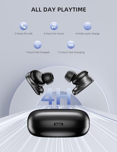 Unleash Superior Sound Quality: Premium Noise-Canceling Wireless Headphones for Samsung Galaxy S25 Ultra, i Pad Pro, and i Phone 16 – All-Day Comfort with Hi-Fi Stereo Audio, HD Microphone, and Effortless Bluetooth Connectivity – Perfect for Music and Calls Anytime