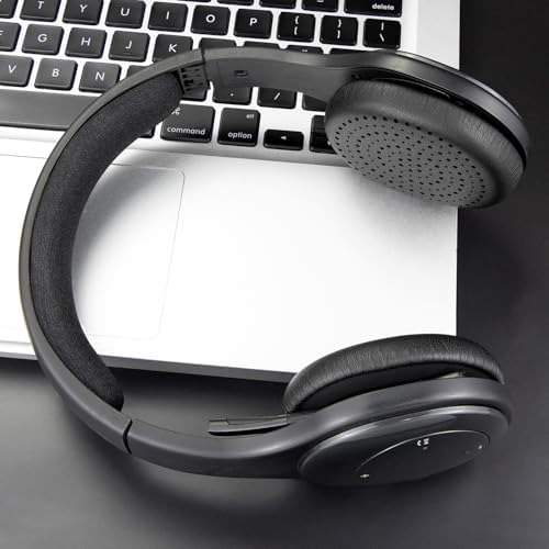 Upgrade Your Logitech H800 Wireless Headphones with SOULWIT Premium Replacement Earpads – Luxurious Protein Leather & High-Density Foam for Enhanced Comfort and Noise Isolation – Effortless Installation and Sleek Black Aesthetic