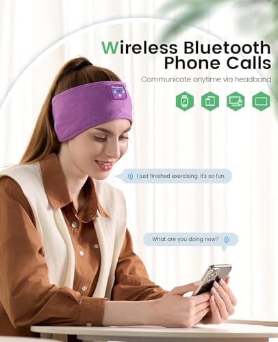 Perytong Wireless Bluetooth Sports Headband Headphones – Ultimate Comfort & Crystal-Clear Sound for Sleep, Yoga & Jogging – Perfect for Insomnia Relief, Meditation, and Easy Device Pairing