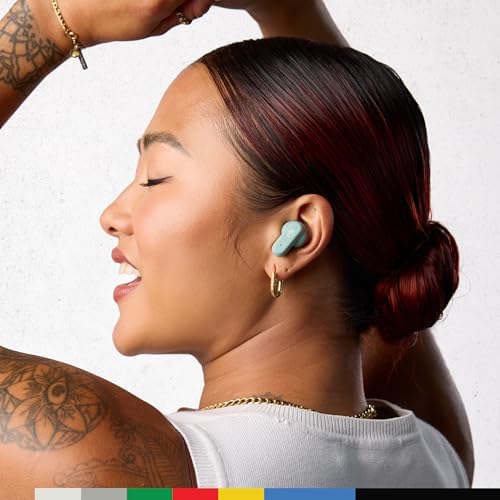 Skullcandy Dime Evo Wireless Earbuds – Premium Bluetooth Headphones with 36-Hour Battery, Noise Isolation for Superior Sound Quality, Hands-Free Microphone & Compact Clip Case – Ideal for i Phone & Android Users – Bone Color