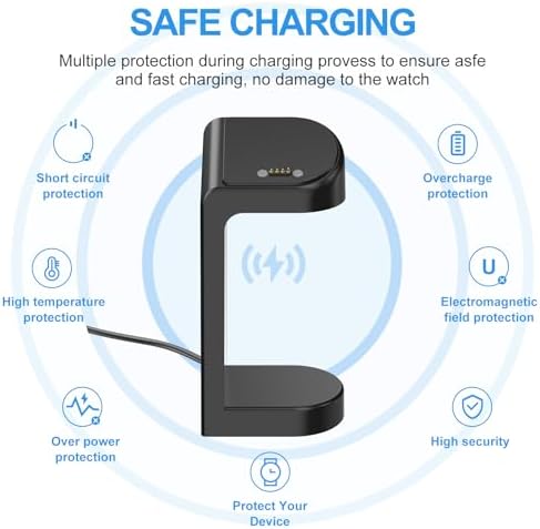 Gizmo Watch Charging Stand with 5 ft Fast Charging Cable – Premium Non-Slip Dock for Gizmo Watch Edition & 3 – Enhanced Durability, Sleek Design, and Optimal Charging Efficiency