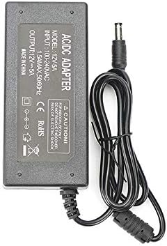 Universal 12 V 5 A Power Supply Adapter – Compact AC to DC Converter for LED Strips, Security Cameras, and More – Reliable Performance with Global Compatibility and Safety Features