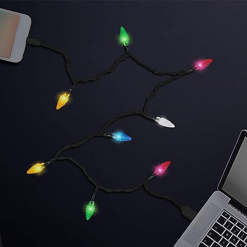 Elevate Your Charging Experience with 2 pcs Multicolor LED USB Charging Cable – Perfect for Festive Décor and Fast Device Powering for Christmas, Valentine’s Day, and Gatherings – Enhanced Compatibility, Durable Design, and Ambient Glow