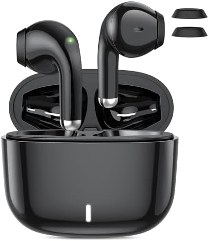 Revolutionary True Wireless Earbuds with Advanced Bluetooth 5.3 Technology – Unmatched Noise-Canceling Earphones Compatible with i Phone 16 Pro Max & Samsung Galaxy S25 – Lightweight Ergonomic Design, Superior HD Microphone, and Extended Battery Life for Ultimate Audio Freedom