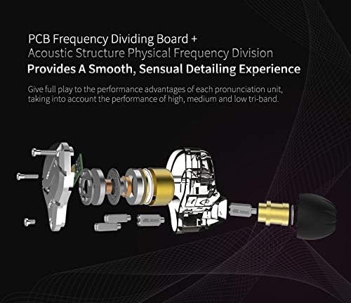 Revolutionize Your Audio Journey with keephifi KZ ZS10 Pro IEM Earphones – Featuring 4 Balanced Armature & 1 Dynamic Driver for Superior Sound Clarity, Durable Stainless Steel Design, and Detachable 2-Pin Cable – Striking Purple Finish with Integrated Mic for Effortless Communication – Noise-Isolating In-Ear Headphones for Unmatched Comfort and Versatile Device Compatibility