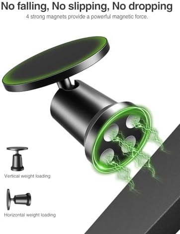 Revolutionize Your Workout with the Elitehood 360° Dual Magnetic Phone Holder – Featuring 20 Ultra-Strong Magnets for Unmatched Stability, Mag Safe Compatibility for i Phone 15/14/13/12 Pro Max/Plus/Mini, and Customizable Viewing Angles for Hands-Free Access During Intense Gym Sessions – The Ultimate Heavy-Duty Phone Mount for Fitness Enthusiasts Seeking Performance and Convenience