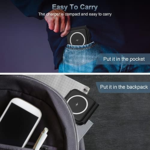 Ankilo 3-in-1 Mag Safe Travel Charger: Premium Foldable Wireless Charging Station for i Phone 15/14/13/12, Apple Watch, and Air Pods Pro – Rapid Multi-Device Power Hub with Magnetic Alignment for Ultimate Portability and Organization